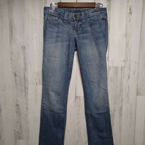 William Rast Sadie Women Size 25 Jeans Straight Leg Made In USA Medium Wash